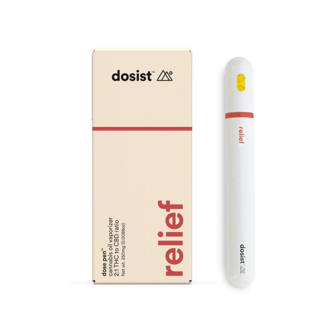 Relief • Disposable • 2:1 ratio THC and CBD • .25g - dosist | Treehouse Cannabis - Weed delivery for New York