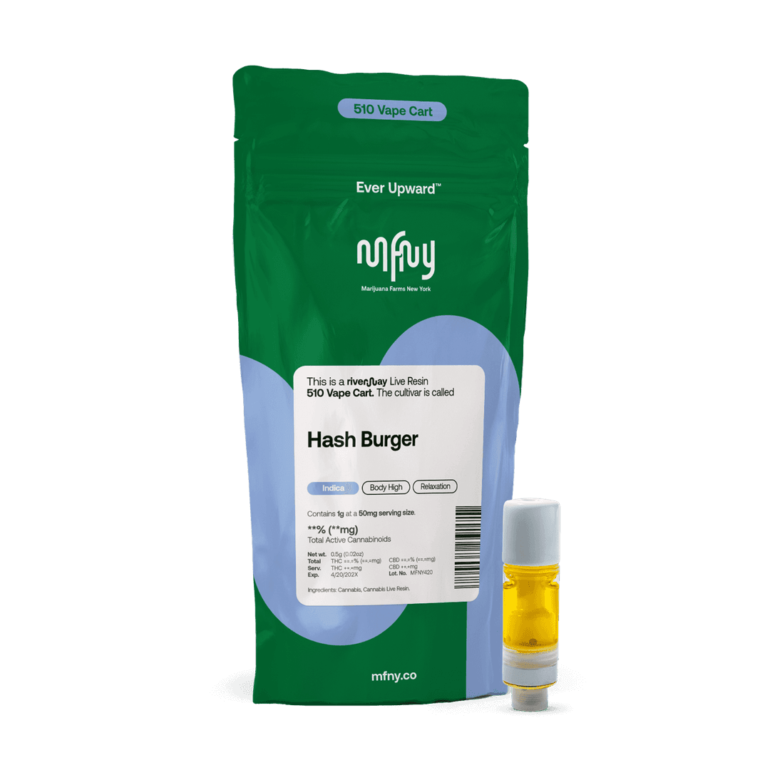 Hash Burger Live Resin 510 Cart • 1g - MFNY | Treehouse Cannabis