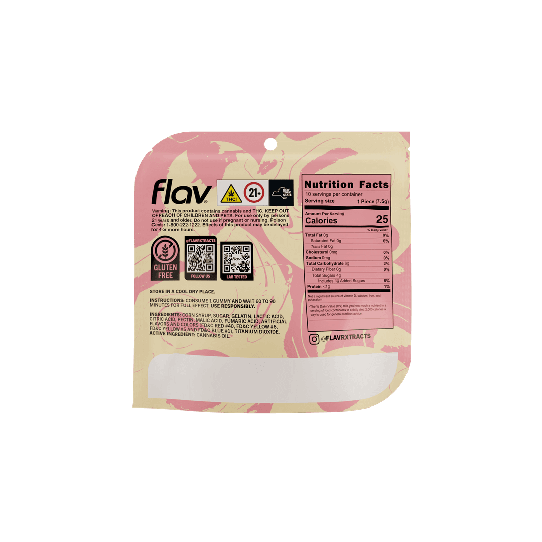 Peach Rings - 100mg - Flav | Treehouse Cannabis