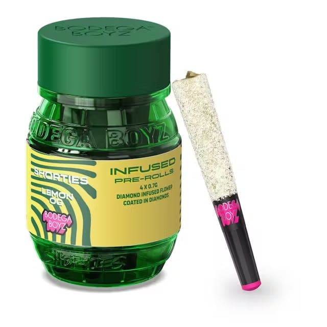 Lemon OG • Infused 4 Pack Pre-Rolls • 2.8g - BODEGA BOYZ | Treehouse Cannabis