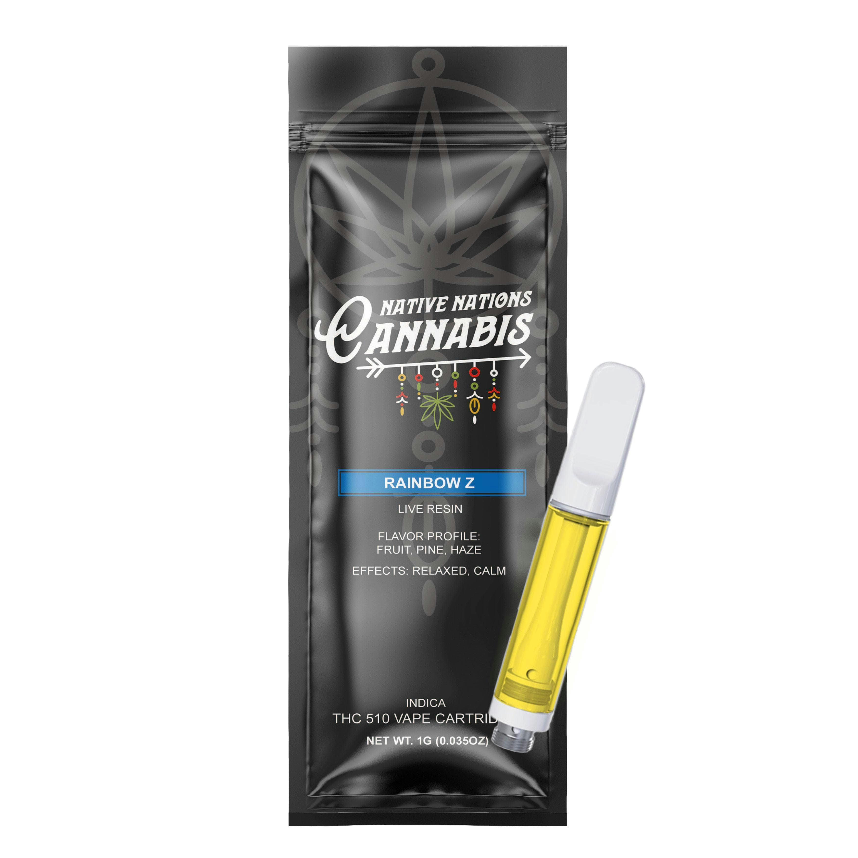 product image for Rainbow Z Live Resin Vape Cartridge 1g