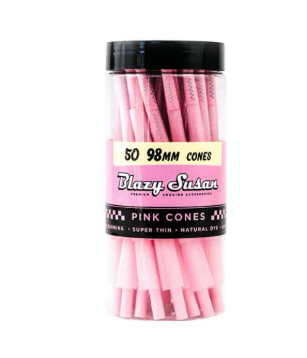 Pink Pre Rolled Cones • 50 Pack • 98MM - Blazy Suzan | Treehouse Cannabis
