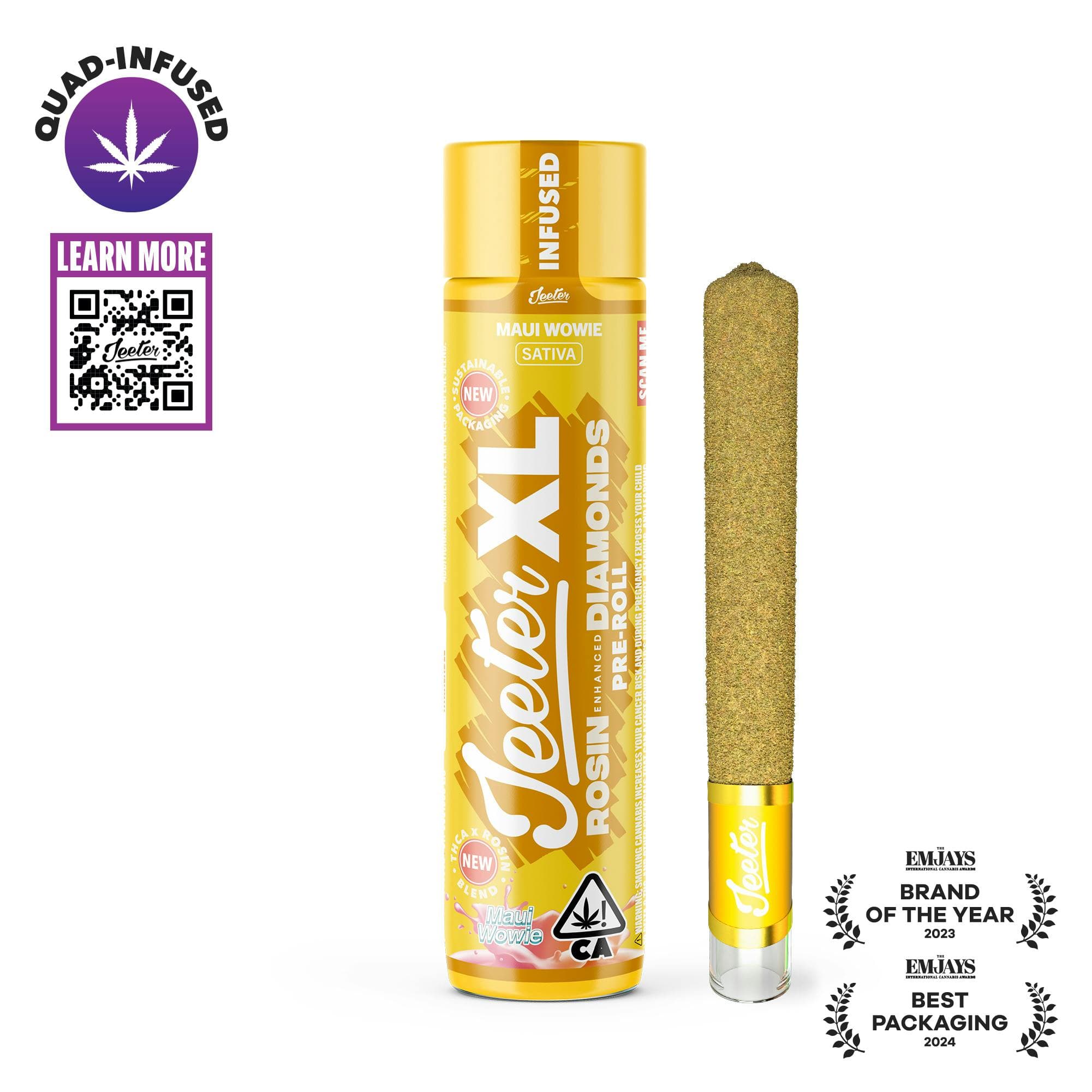 product image Maui Wowie Quad-Infused XL Jeeter Joint | 2g