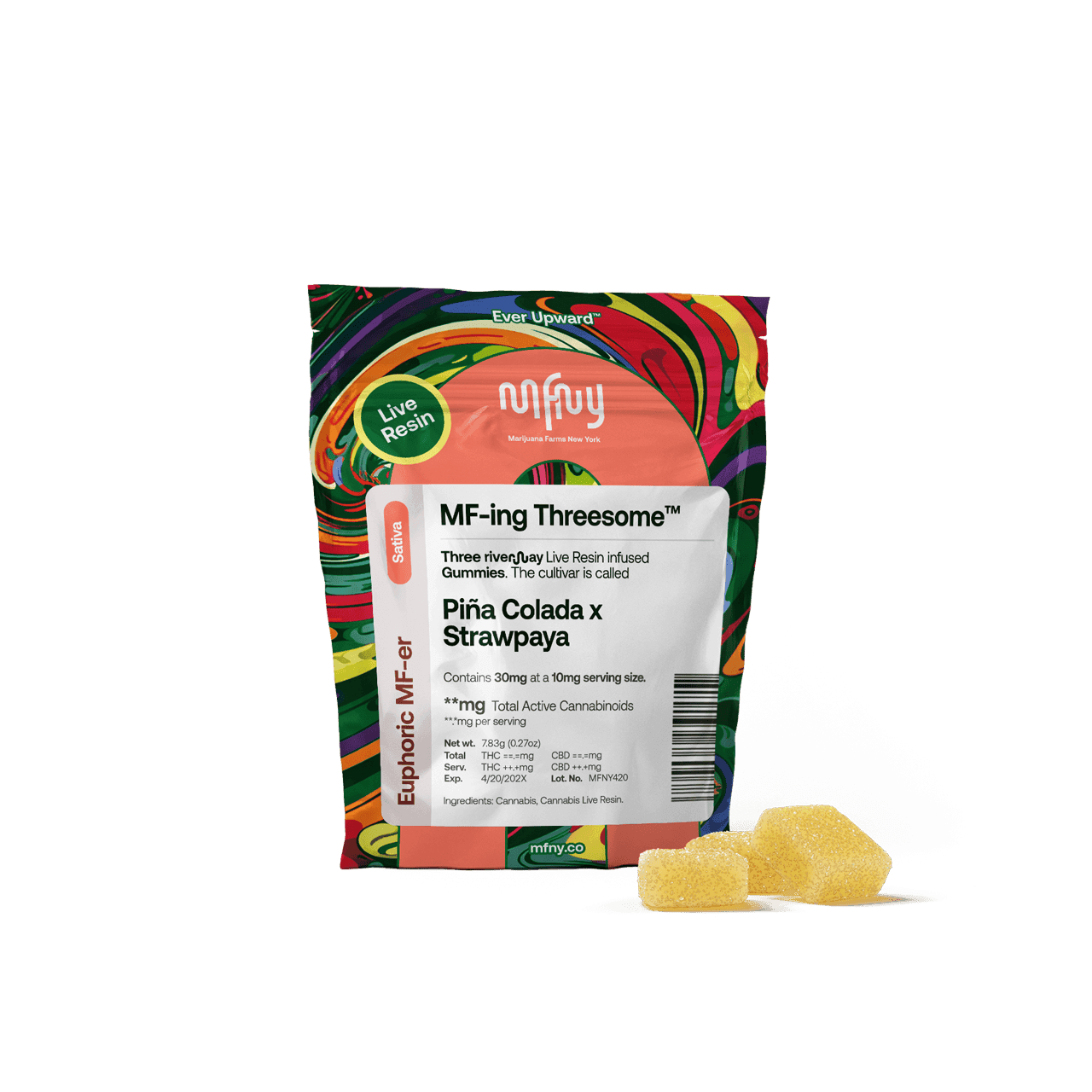 Pina Colada x Strawpaya Gummies 3 Pack 30mg - MFNY