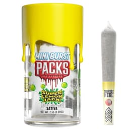 Super Lemon Jack | Mini Burst 5 pack Pre-Rolls | 2.5g