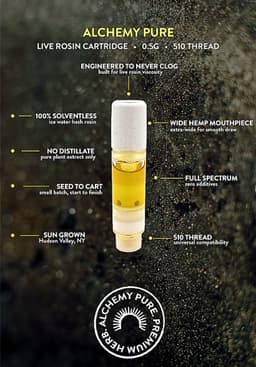 Key Lime Tart  • Live Rosin Vape Cartridge | .5g