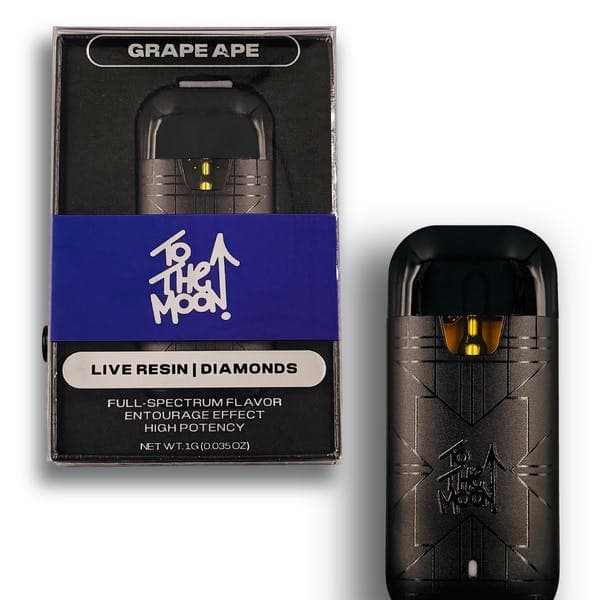 Grape Ape • Live Resin + Diamonds Vape • 1g - To The Moon | Treehouse Cannabis