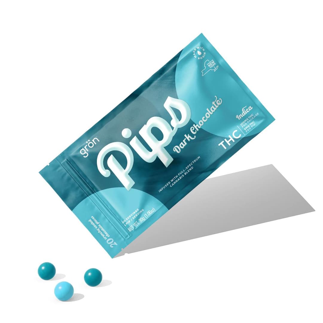 Pips Dark Chocolate for Sleep • 1:1:1 • CBD/ CBN THC • 100mg - Grön | Treehouse Cannabis