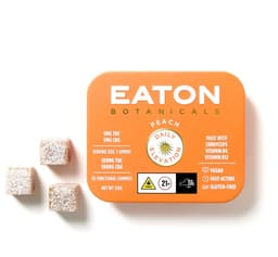 Peach "Daily Elevation" | 20 Pack | Gummies | THC: 100mg, CBD: 100mg