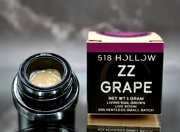 ZZ Grape | Live Rosin Concentrate | 1g