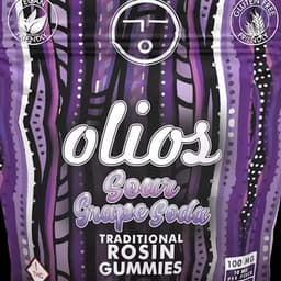 Sour Grapes | Live Rosin | Gummies | 10 Pack | 100mg