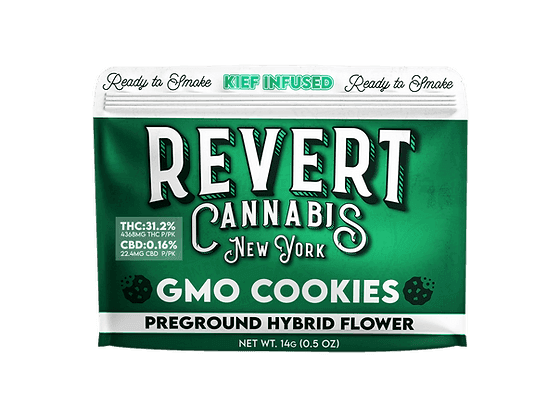 product image for GMO Cookies Kief Infused Preground Flower 14g