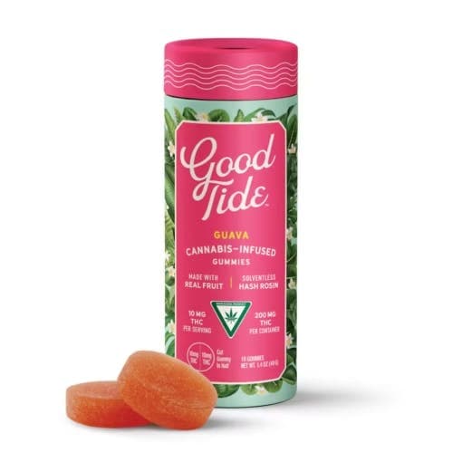 product image for Guava Hash Rosin Gummies 10 pack 100mg