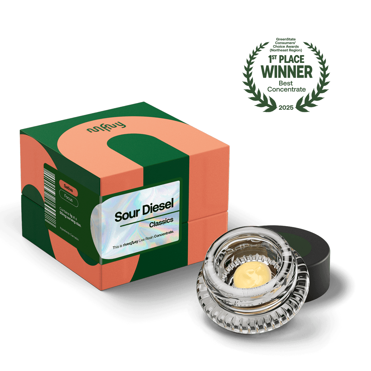 product image for Sour Diesel Live Resin Badder 1g