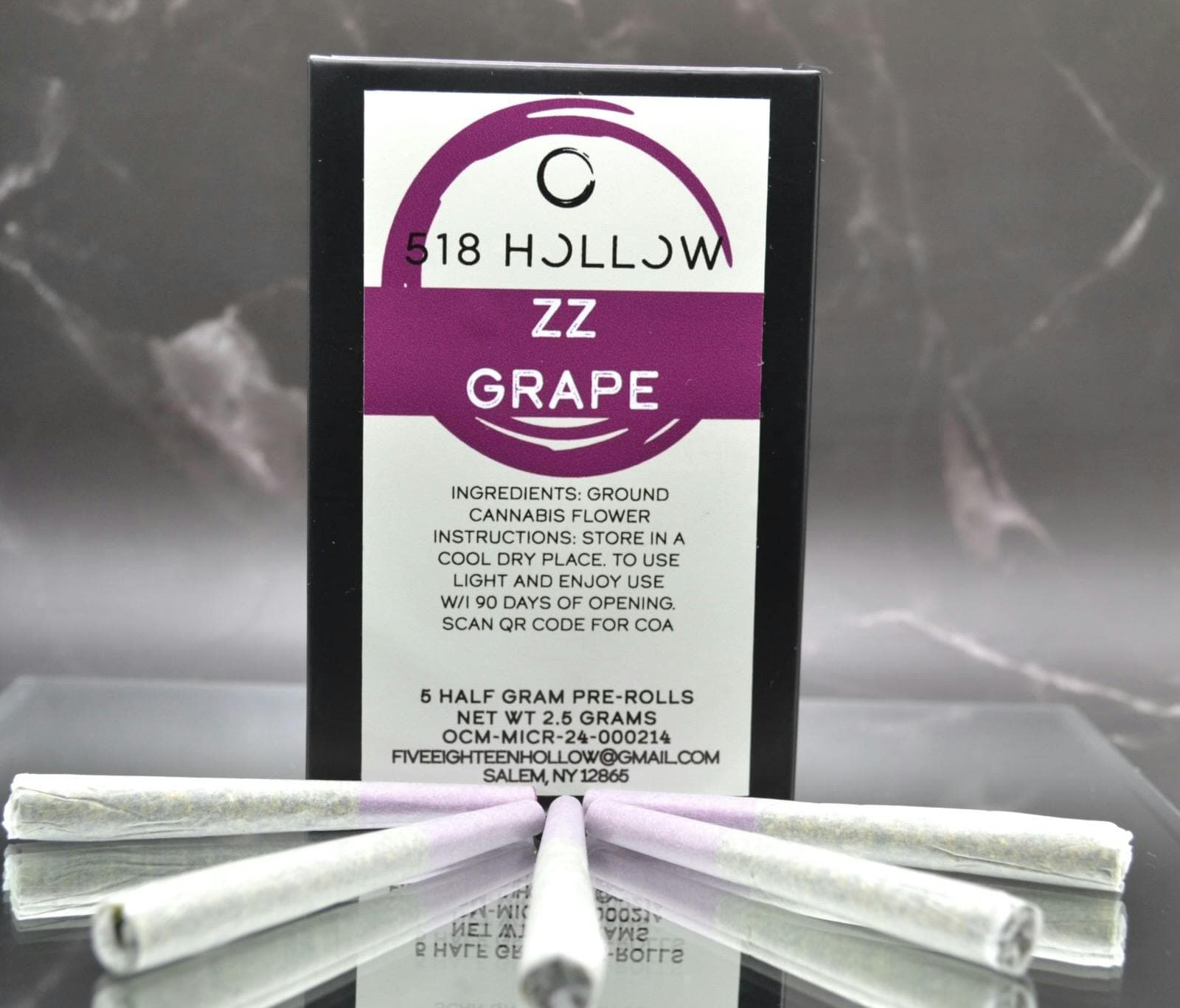 product image ZZ Grape | 5pk Pre-rolls | 2.5g