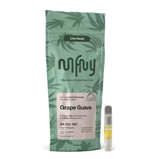 product image for Grape Guava Live Resin Vape Cartridge .5g