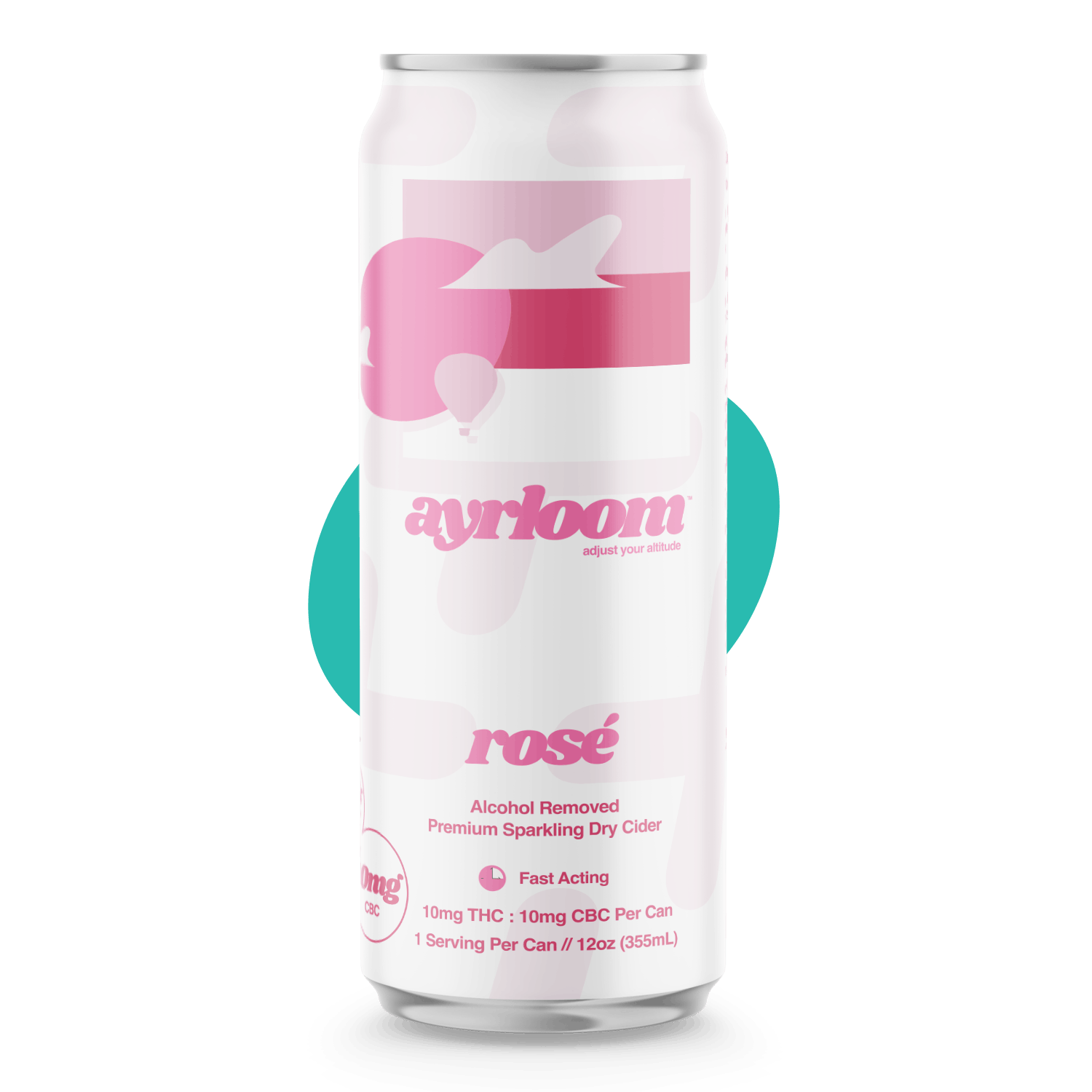 product image for Ayrloom Rosé 1:1 10MG THC : 10MG CBC Singles
