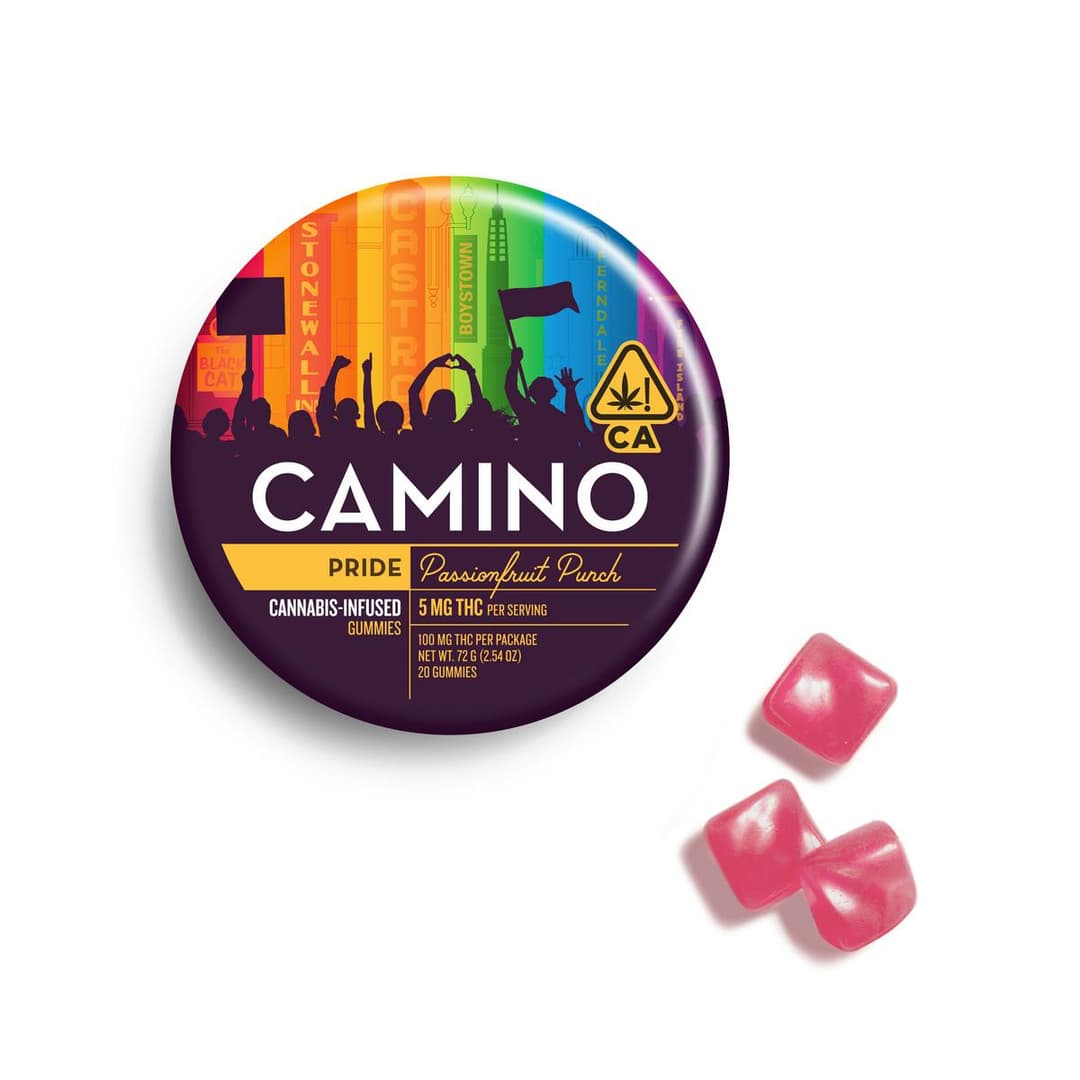 Camino 'Pride' Passionfruit Punch Gummies [20pk] (100mg THC) - Camino | Treehouse Cannabis