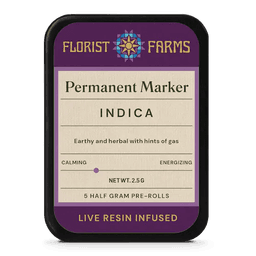 Permanent Marker • 5 Pack infused Pre-Rolls • 2.5g