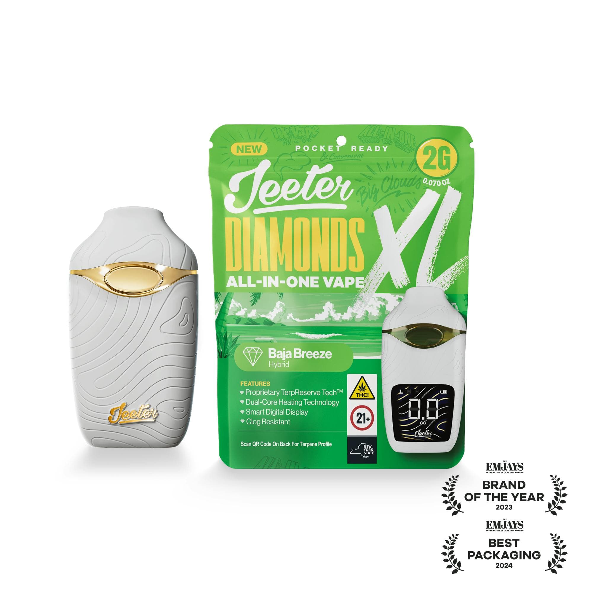 product image Jeeter | Baja Breeze | 2G Liquid Diamond XL All-In-One Vape