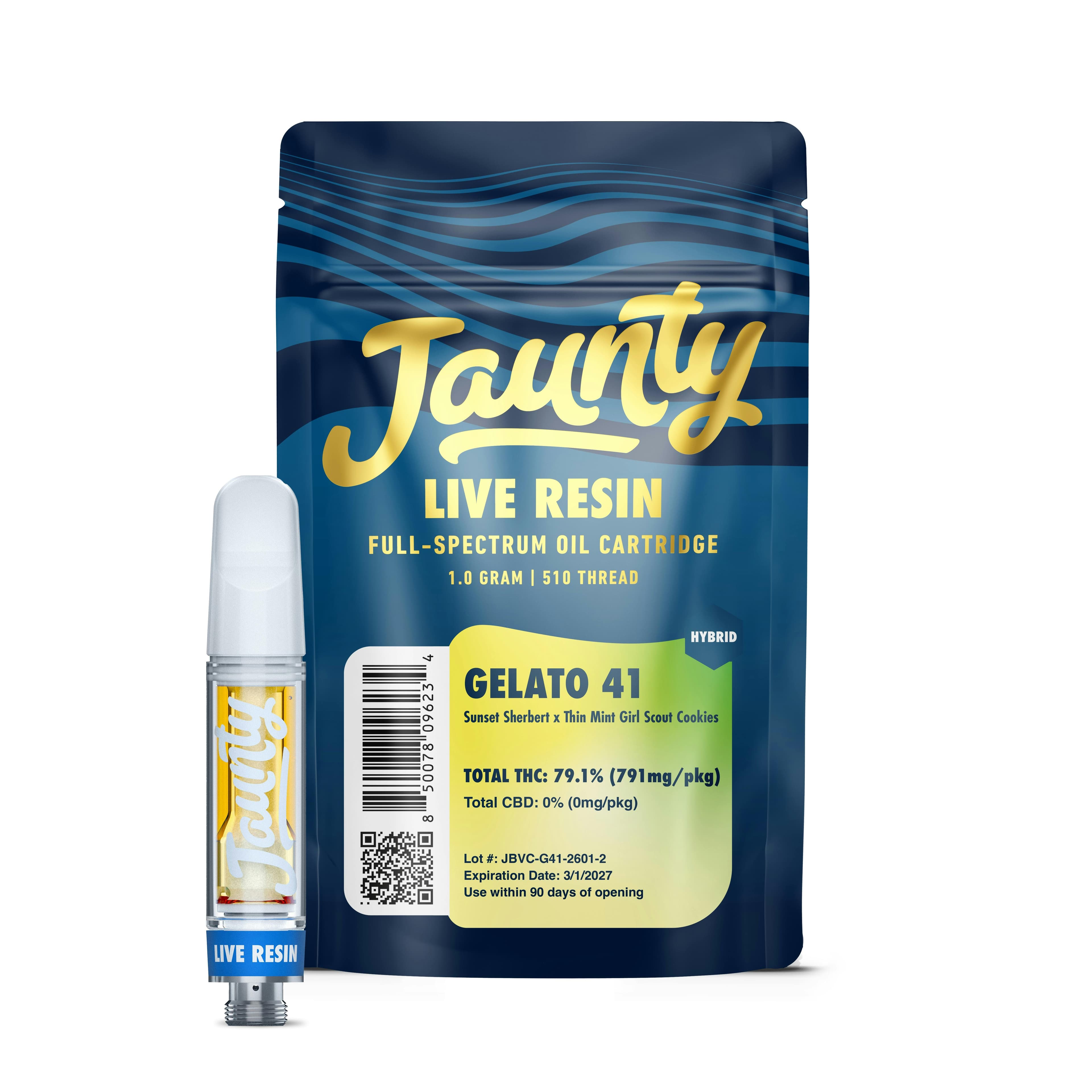 product image Gelato 41 | Live Resin | Cartridge | 1g