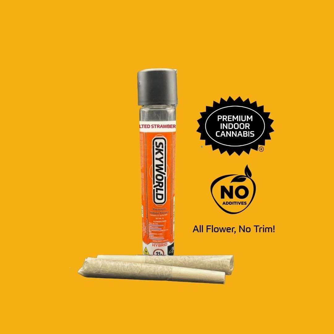product image for Melted Strawberries 2 Pack Pre-Rolls 1g