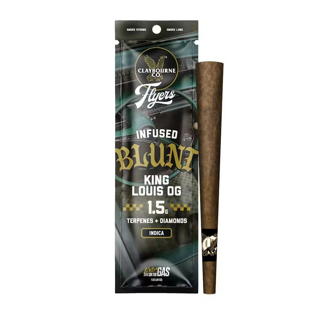 King Louis OG • Claybourne • Diamond Infused Blunt • 1.5g - Claybourne Co. | Treehouse Cannabis