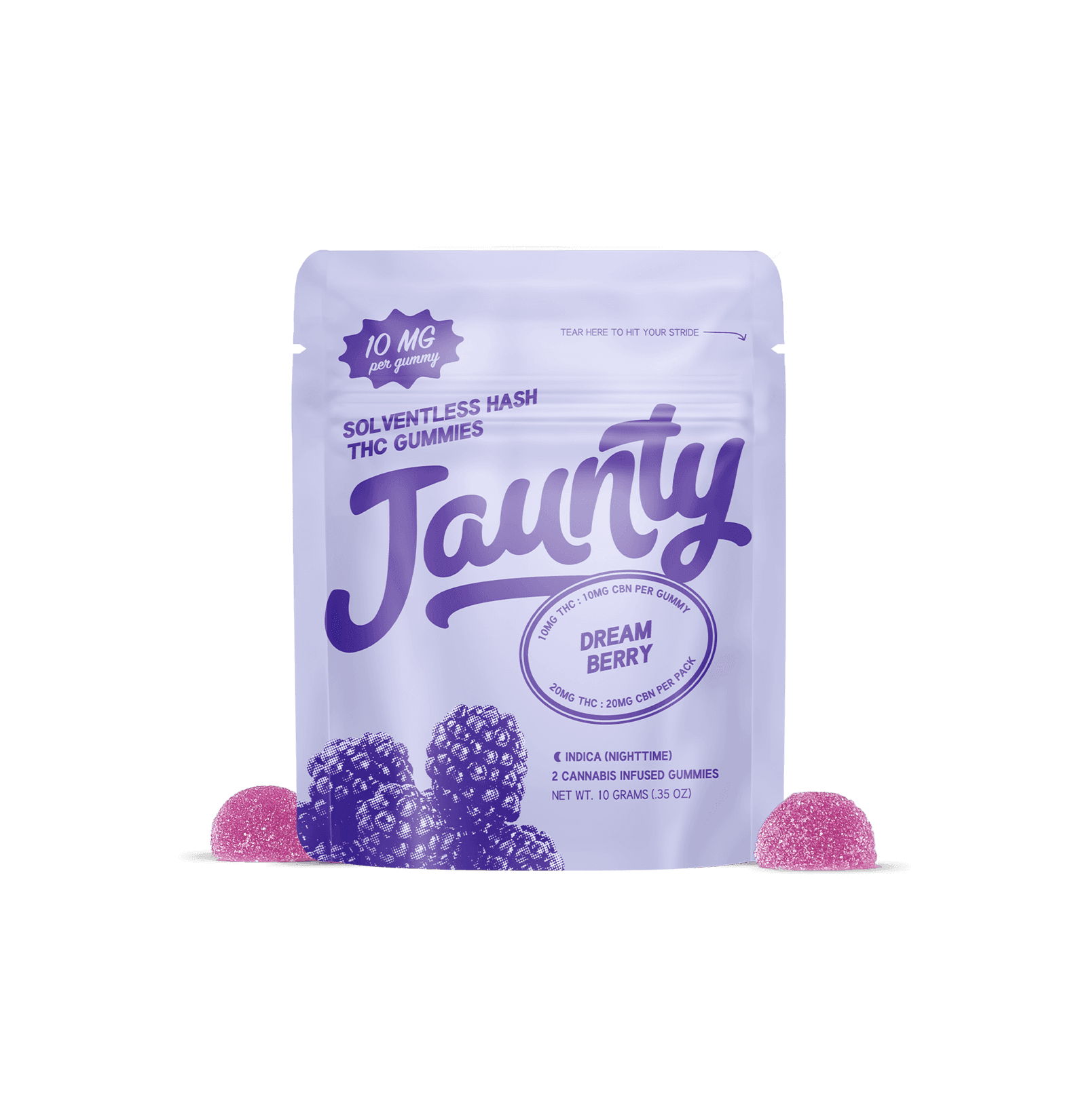 product image Dreamberry | Hash-Infused Gummies | 20mg | 2pk