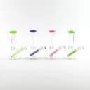 8" Color assorted beaker bong