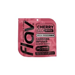 Mega Dosed Cherry Rings 2-Piece | Flav | 100mg