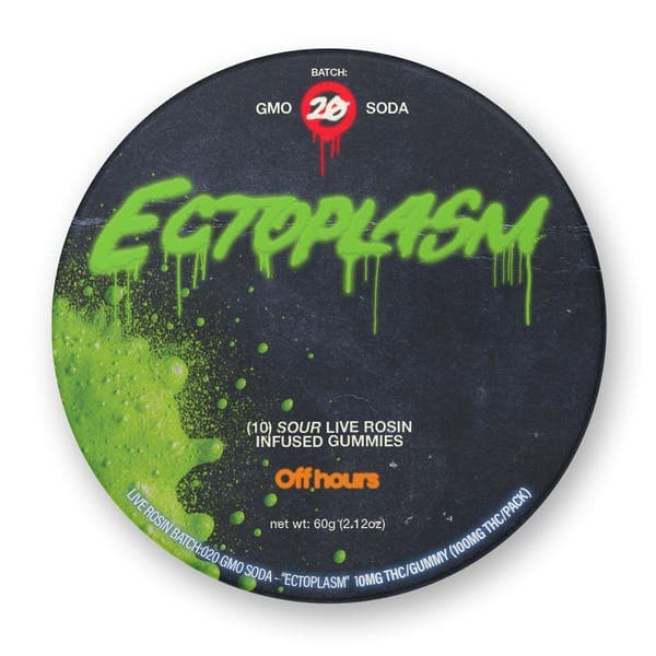 product image for GMO Soda "Ectoplasm " batch #20 Live Rosin Gummies 100mg