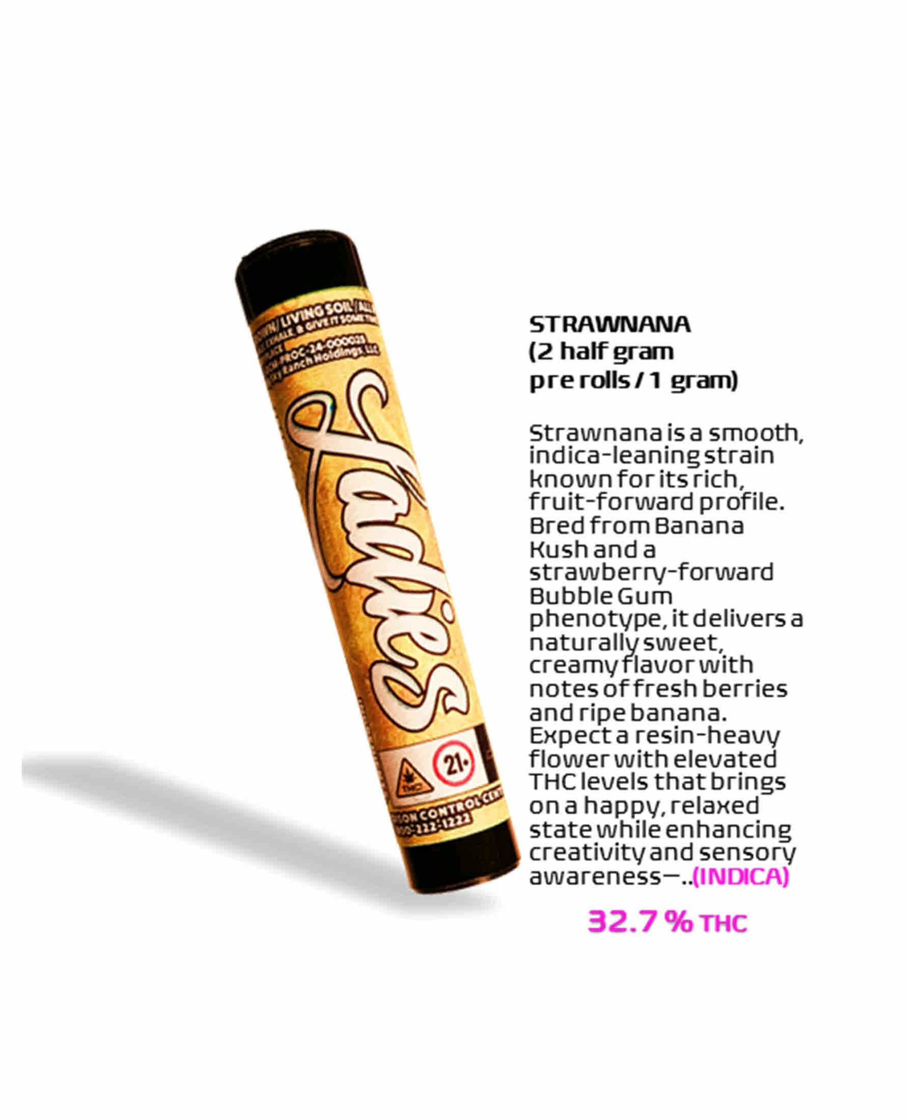 product image Strawnana | 2 Pack Pre-roll | 1g