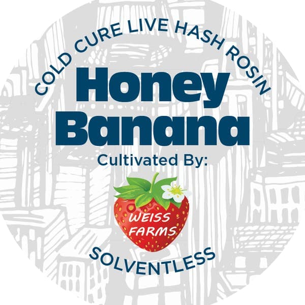 Honey Banana Cultivated By Weiss Farms • Live Rosin Concentrate • 1g - Nyce | Treehouse Cannabis