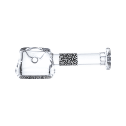 Keith Haring Glass Spoon Pipe  - Black