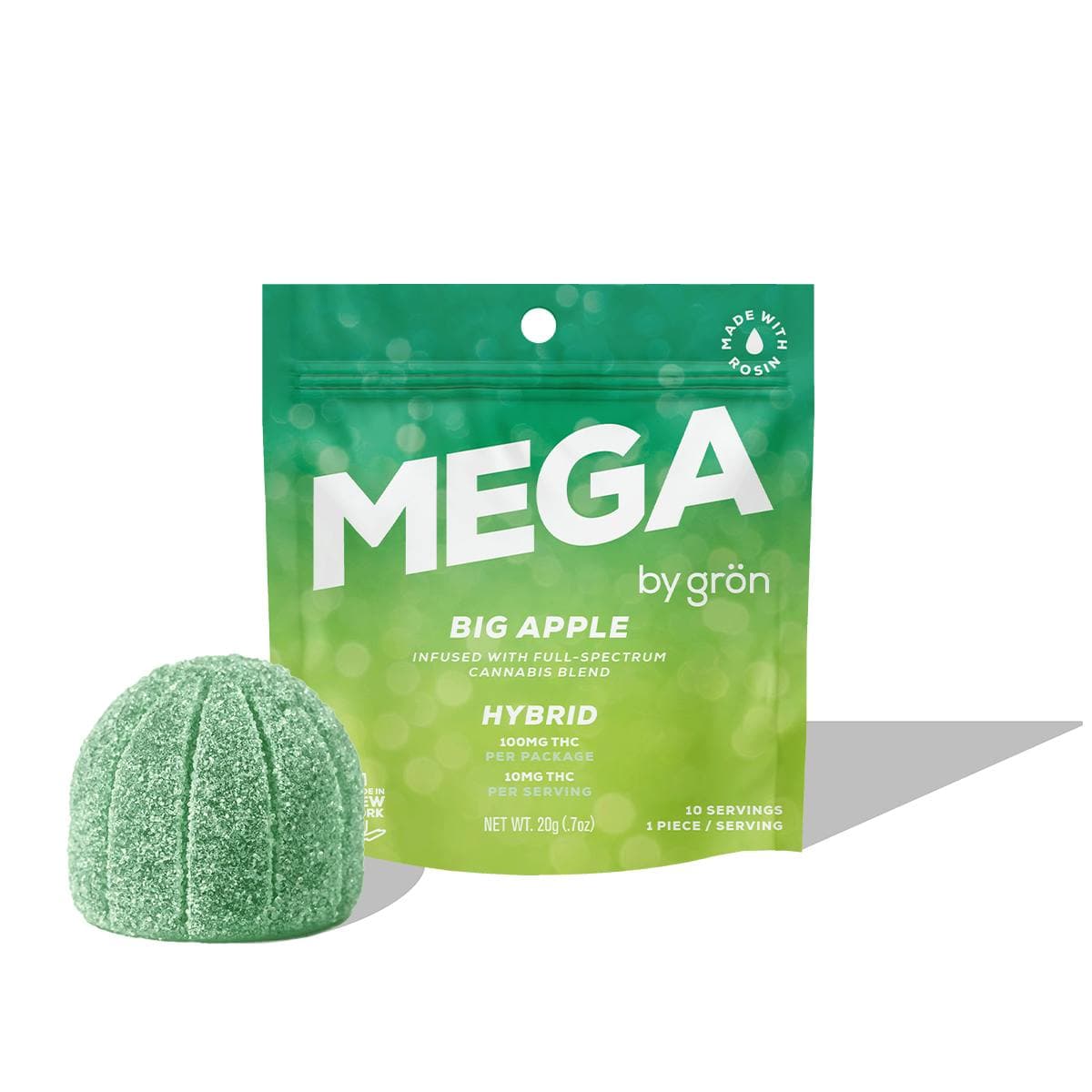 product image for Big Apple Mega Pearl Single Gummy THC: 100mg