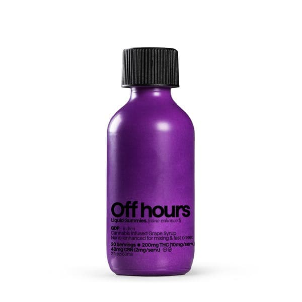 product image for Grandaddy Purp Syrup THC 200mg+ 40mg CBD