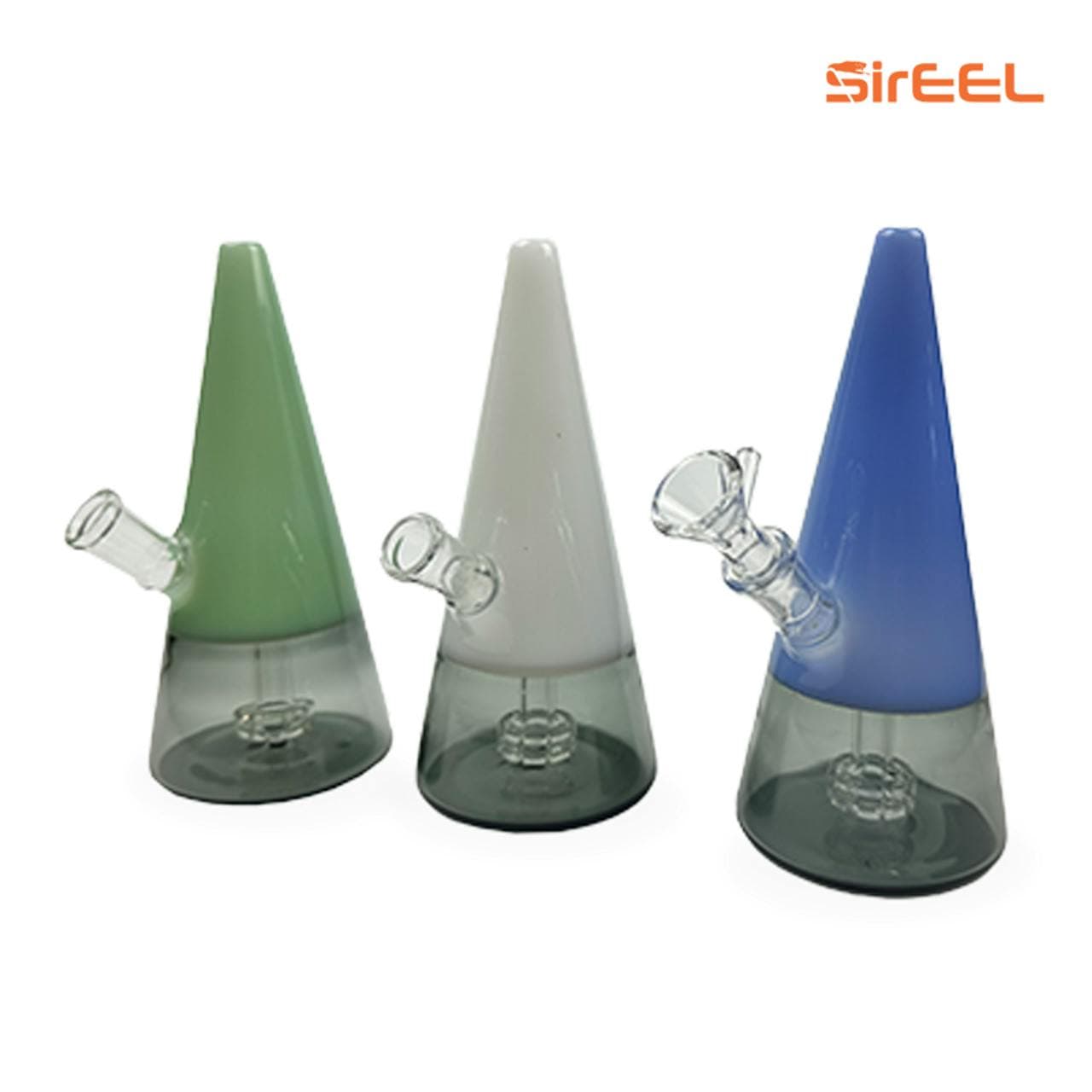 product image for 8" Candy Cone Showerhead Bong with Flower Bowl