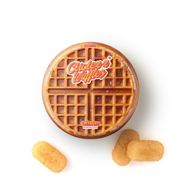 product image for #024 Chicken & Waffles Off Hours Live Rosin Gummies 100mg