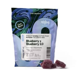 Blueberry x Blueberry 2.0 | Live Rosin Gummies | 10 Pack | 100mg