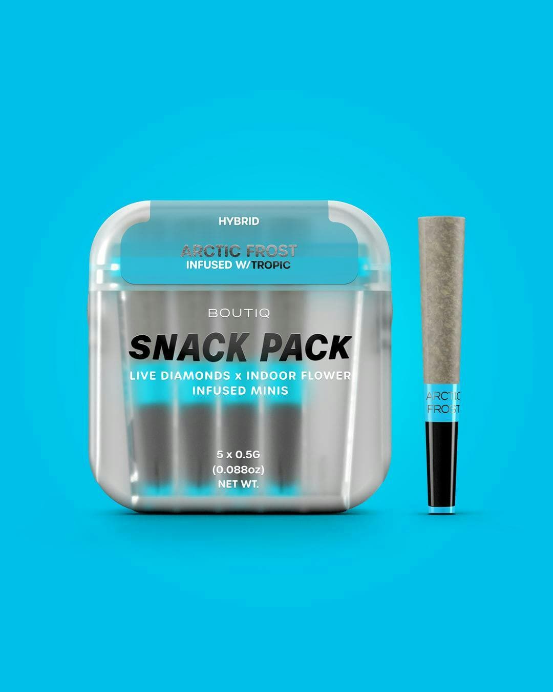 Arctic Frost x Tropic Snack Pack • 5 Pk Pre-roll • 2.5g - Boutiq | Treehouse Cannabis