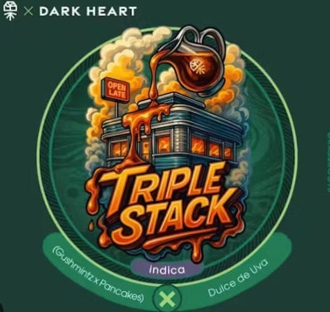 Triple Stack "Dark Heart Collection" • Flower • 7g - Grassroots | Treehouse Cannabis