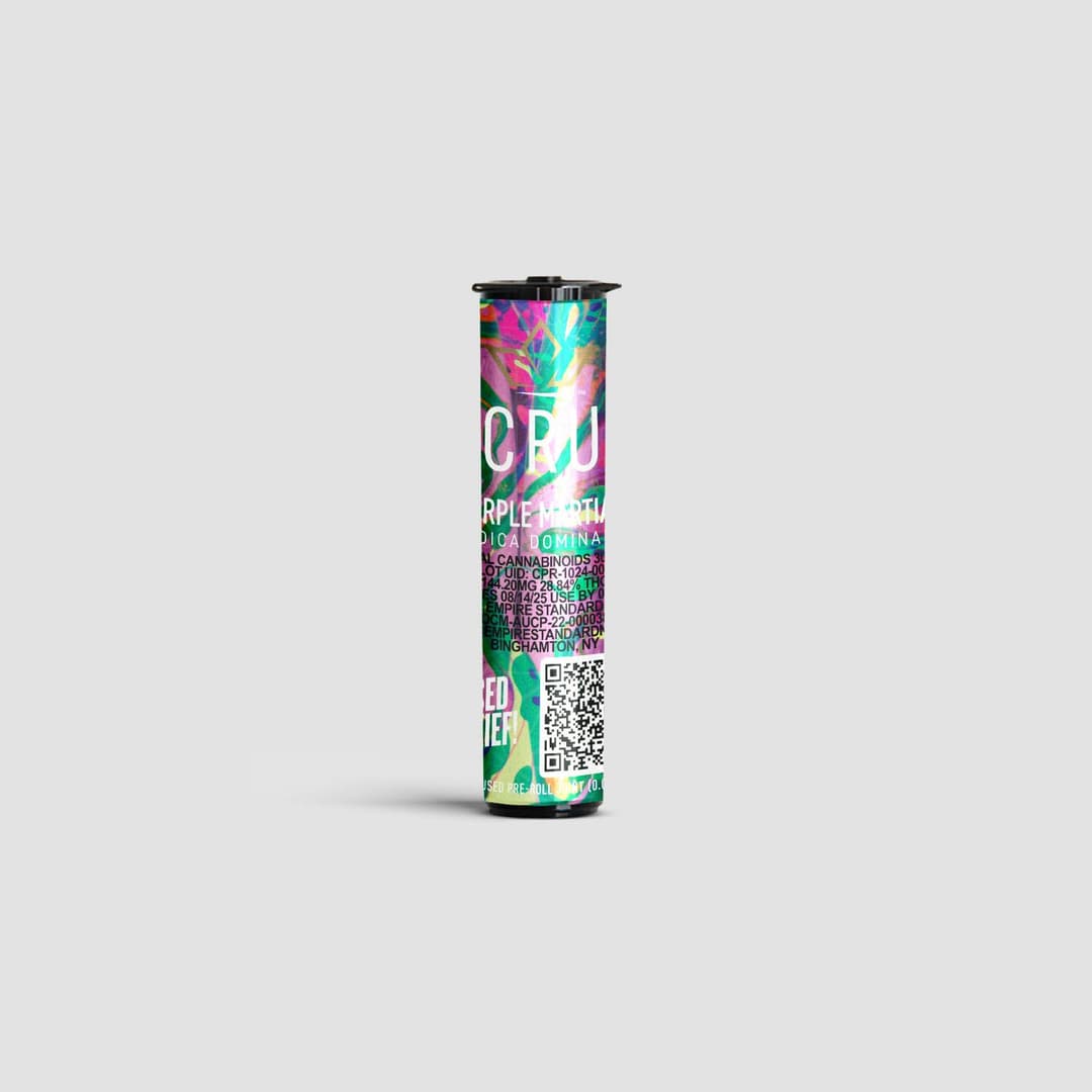 Purple Martian • Infused Kief Pre-Roll • .5g - CRU Cannabis | Treehouse Cannabis