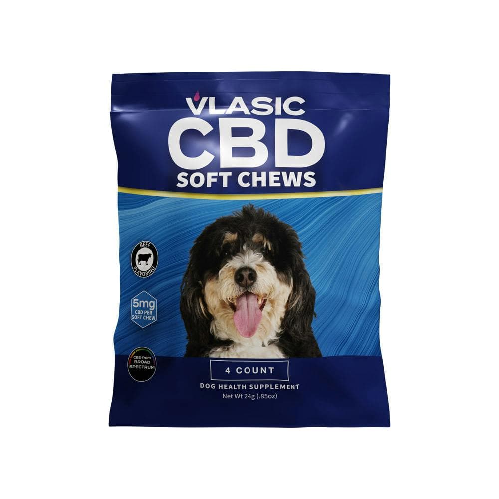 Mini Broad Spectrum CBD Dog Chews (Beef Flavor) • 20mg - Vlasic Labs | Treehouse Cannabis