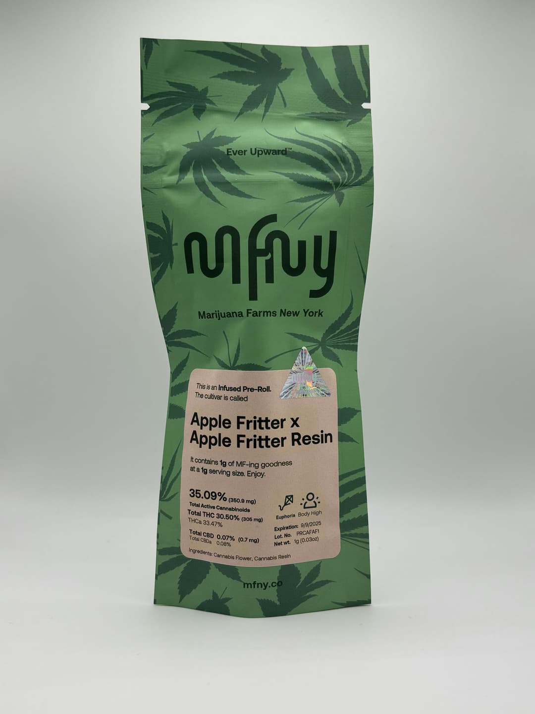 Apple Fritter x Apple Fritter • Resin Infused Pre-Roll • 1g • MFNY - MFNY | Treehouse Cannabis