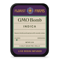 GMO Bomb • 5 Pack infused Pre-Rolls • 2.5g