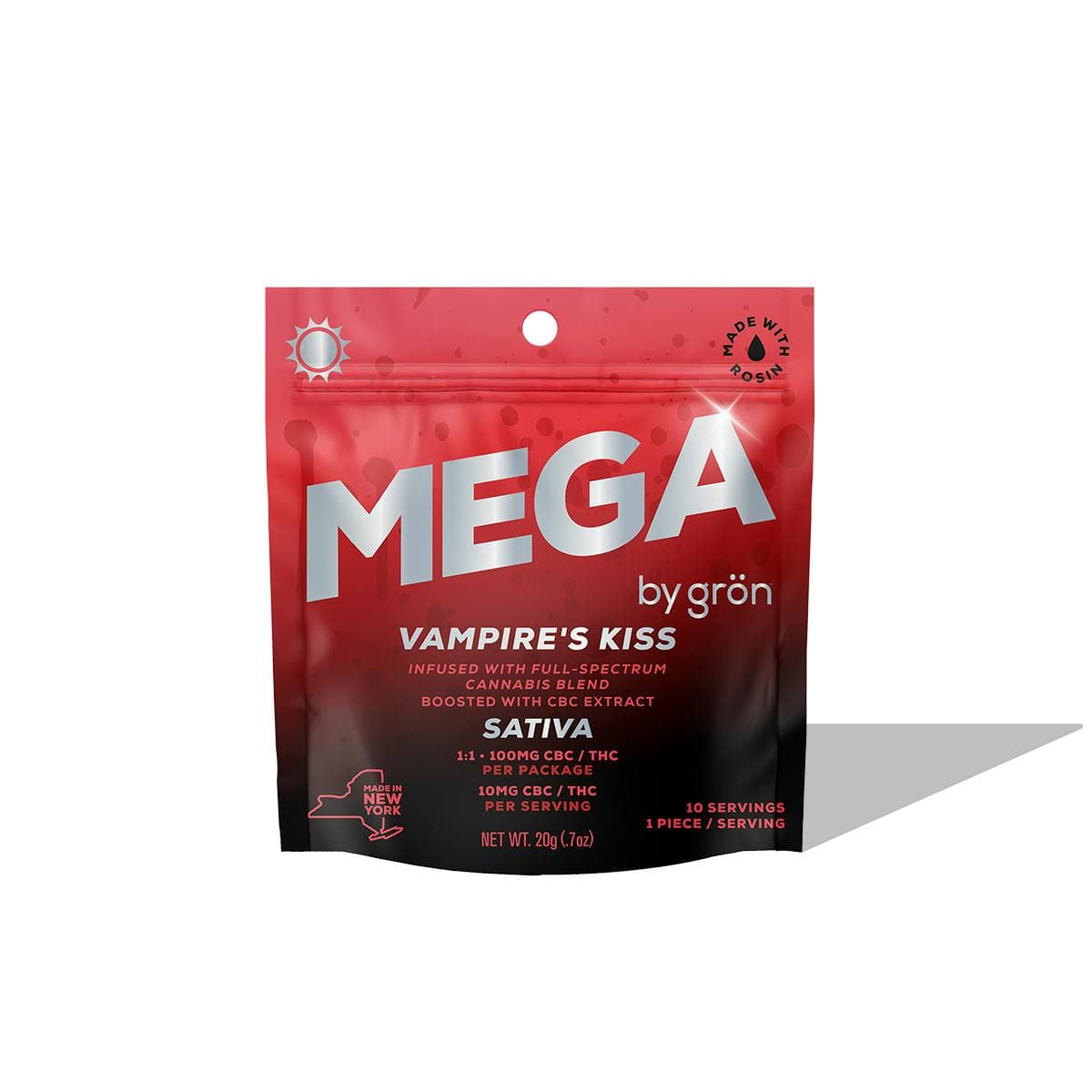 1:1 Vampire's Kiss MEGA - CBC/THC - Sativa - Grön