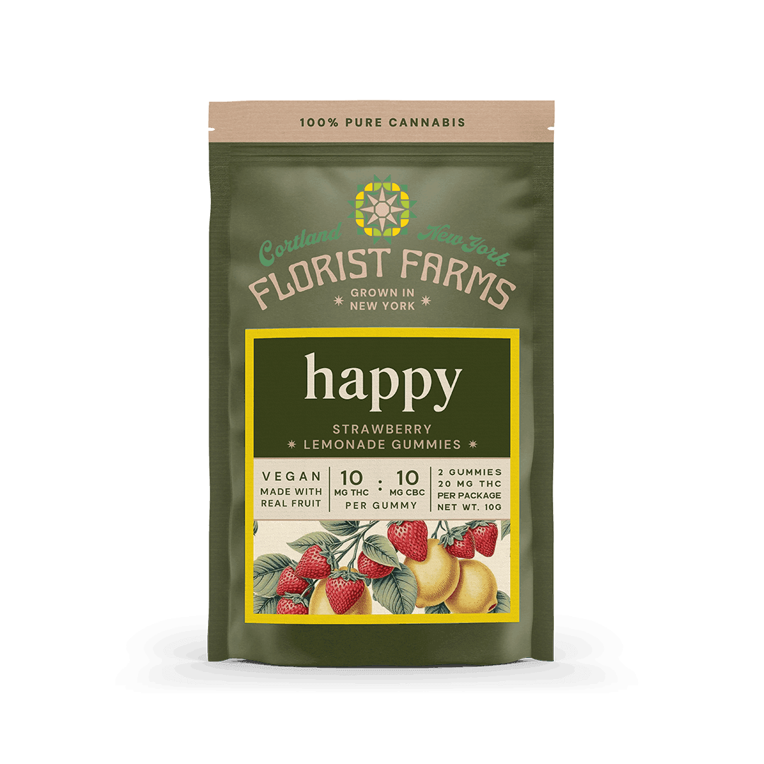 Strawberry Lemonade • 1:1 THC • CBC • 2 pack Gummies • 20mg - Florist Farms | Treehouse Cannabis