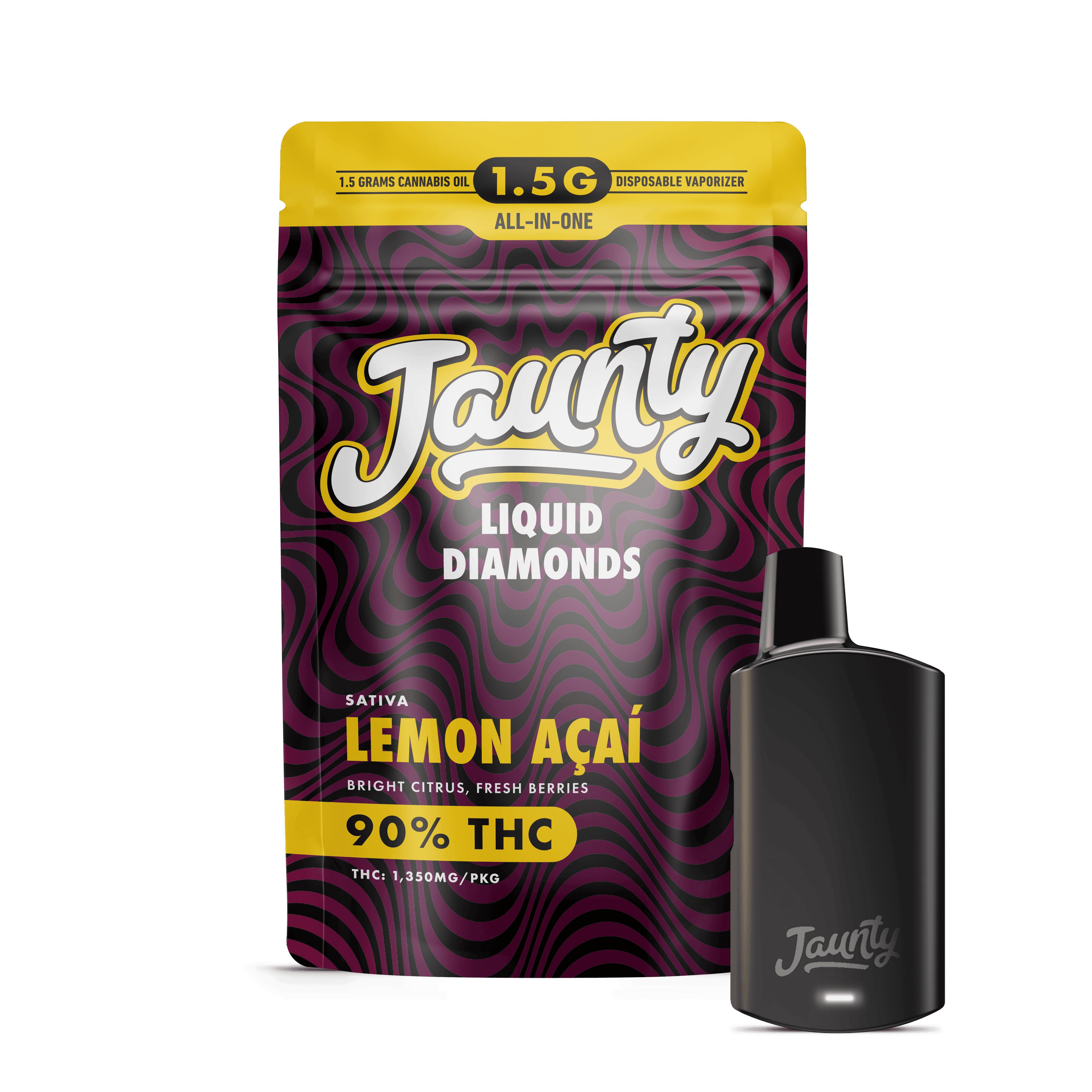 product image Lemon Açaí | Liquid Diamonds | Sativa | AIO | 1.5g