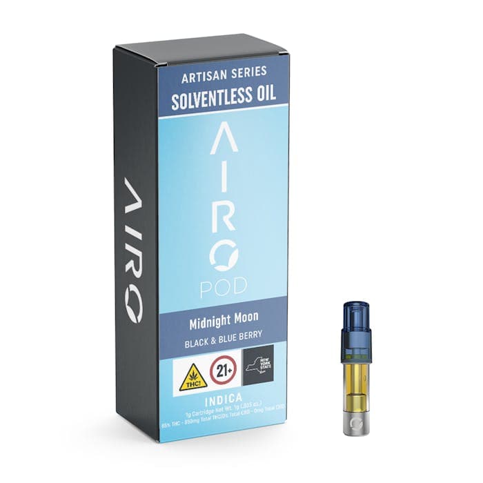 product image for Midnight Moon AiroPod Solventless Vape Cartridge 1G