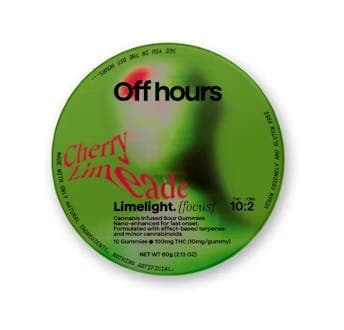 Limelight • Cherry Limeade • Gummies • 10 pack • Off Hours - Off Hours | Treehouse Cannabis